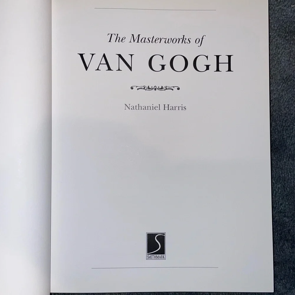 Large Van Gogh Masterworks Coffee Table Book 1996. 12x9”